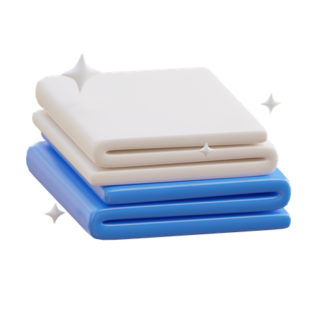 Towel Stack  3D Icon