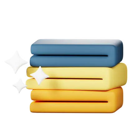 Towel Stack  3D Icon