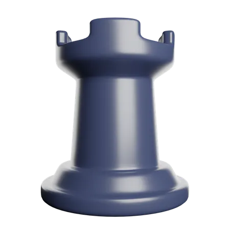 Tower Chess Rook 3D Icon