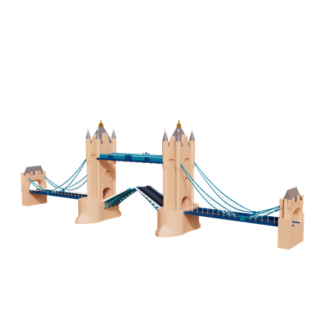 Tower Bridge  3D Icon
