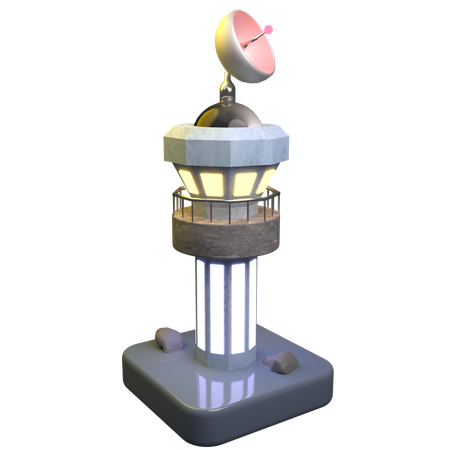 Tower Control  3D Icon