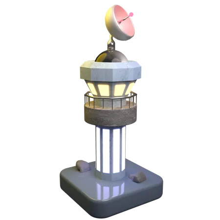 Tower Control  3D Icon