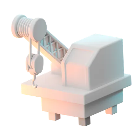 Tower Crane  3D Icon