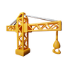 tower crane 3d logo