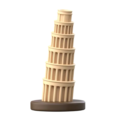 Tower of Pisa  3D Icon