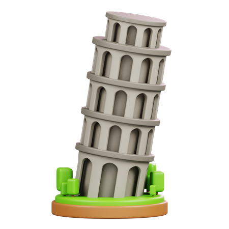 Tower of Pisa  3D Icon