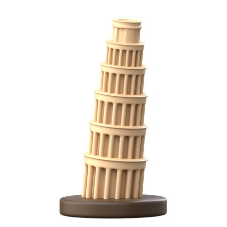 Tower of Pisa  3D Icon
