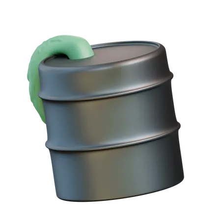 3 D Illustration Toxic Tank 3D Icon