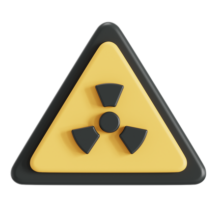 Toxic warning  3D Icon