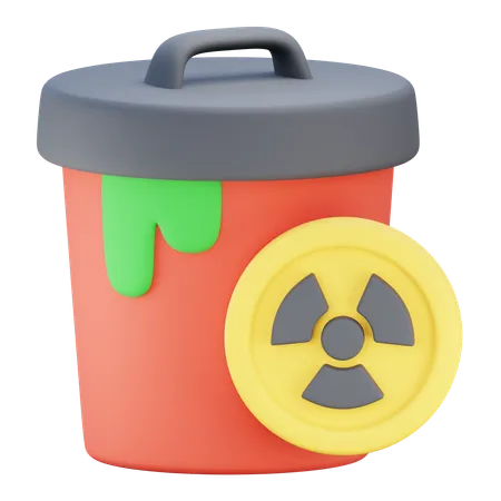 Toxic Waste  3D Icon