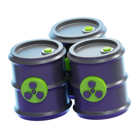 TOXIC WASTE  3D Icon