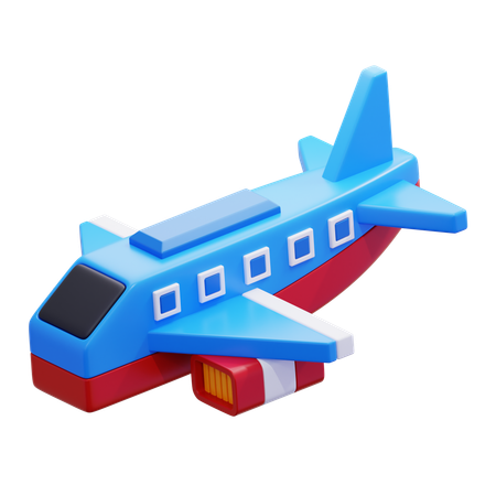 おもちゃの飛行機  3D Icon