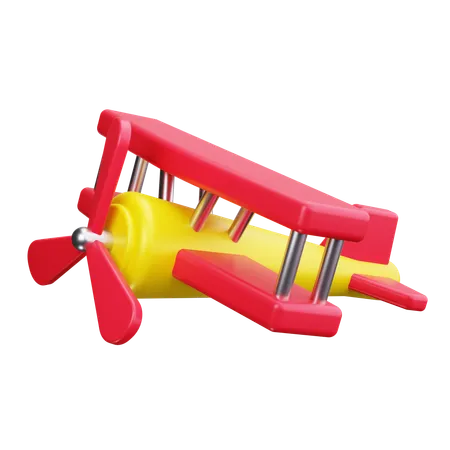 Toy Airplane  3D Icon