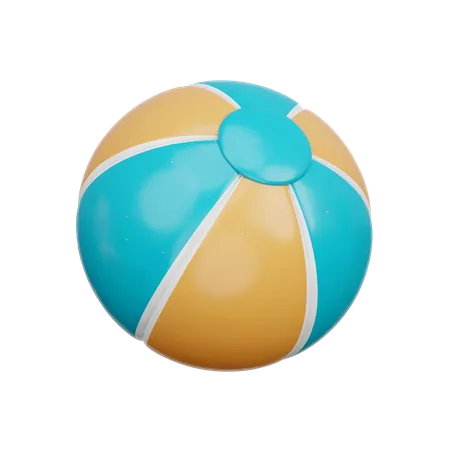 3 D Kids Toy Ball 3 D Rendering 3D Icon