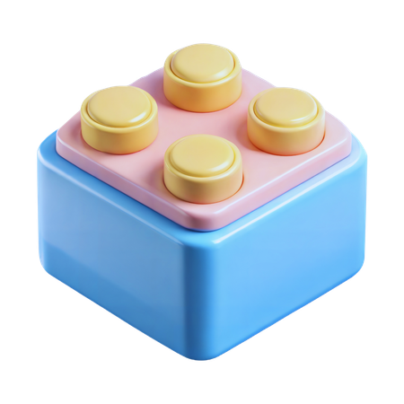 Toy Block  3D Icon