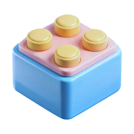 Toy Block  3D Icon