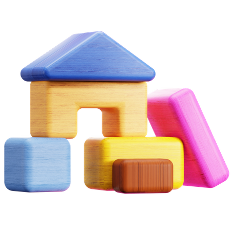 Toy Block  3D Icon