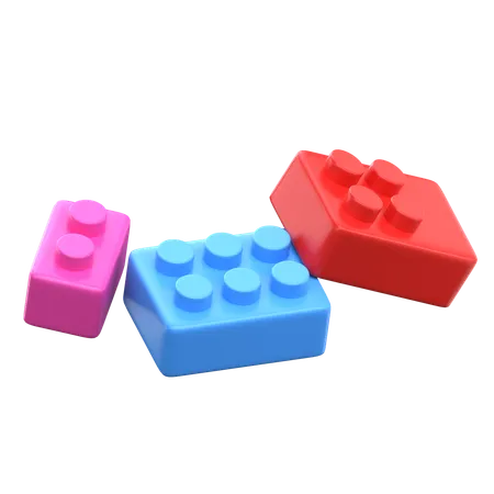 Toy Blocks 3 D Kindergarten Icon 3D Icon
