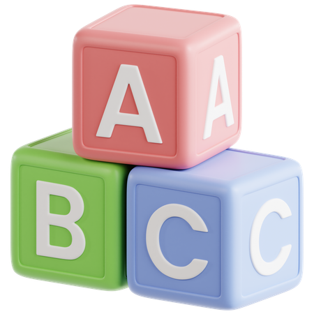Toy Blocks  3D Icon