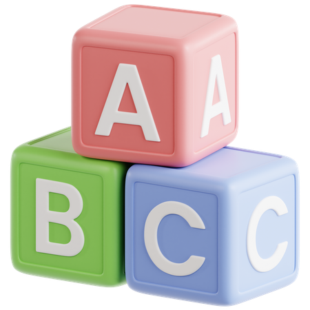 Toy Blocks  3D Icon