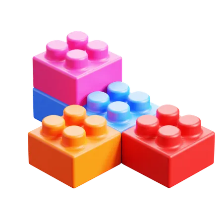 Toy Brick  3D Icon