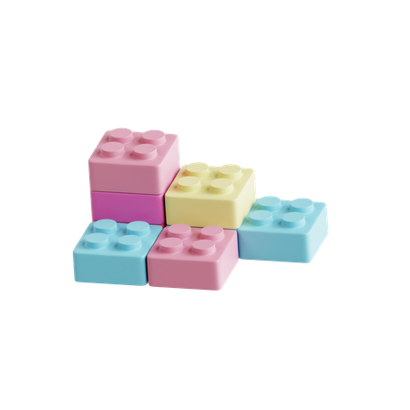 Toy Brick  3D Icon