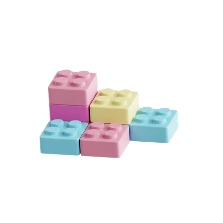 Toy Brick  3D Icon