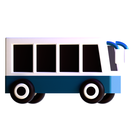 おもちゃのバス  3D Icon