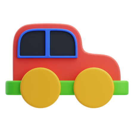 Toy Car  3D Icon