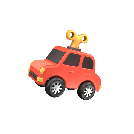 Toy Car  3D Icon