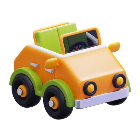 Toy Car  3D Icon