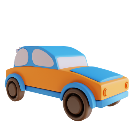 Toy Car  3D Icon