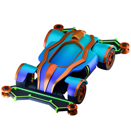 Toy Car  3D Icon