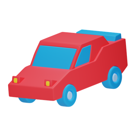 Toy Car  3D Icon