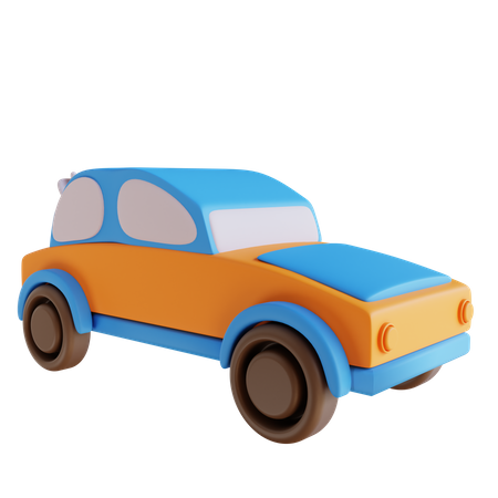 Toy Car 3D Icon