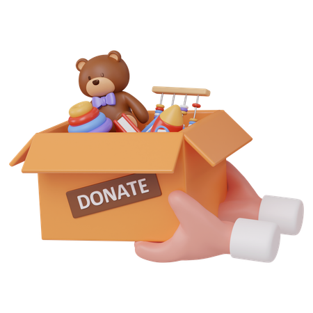 Toy Donation  3D Icon