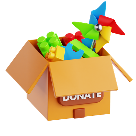 Toy Donation  3D Icon