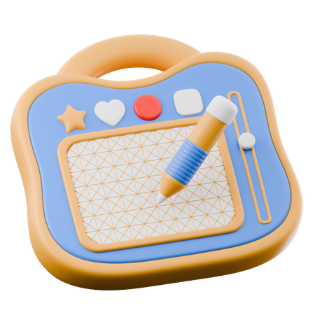 Toy Drawing Board  3D Icon