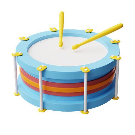 Toy drum  3D Icon