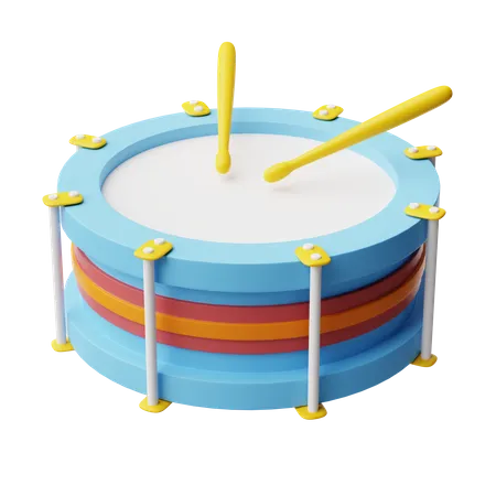 Toy drum  3D Icon