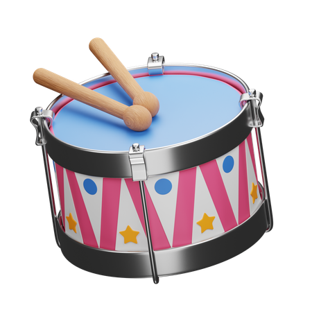 어린이를 위한 장난감 드럼 리듬의 재미  3D Icon
