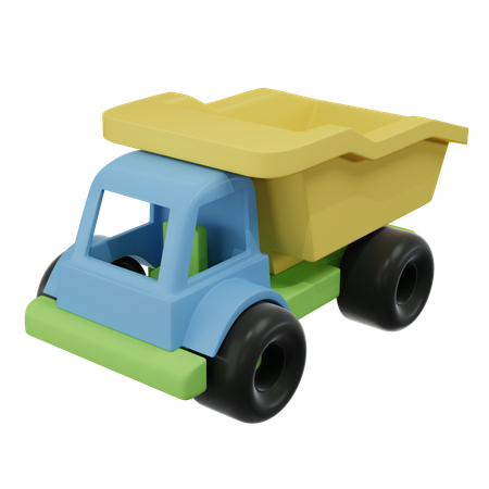 Toy Dump Truck  3D Icon