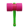 3d hammer toy logo