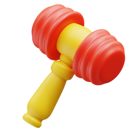 Toy Hammer  3D Icon