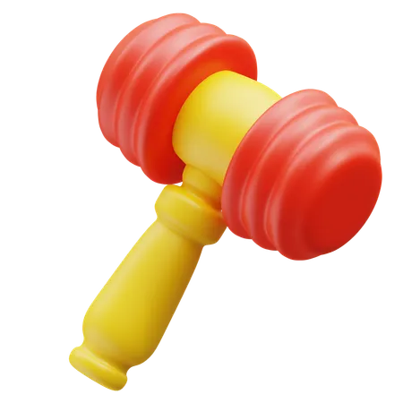 Toy Hammer  3D Icon