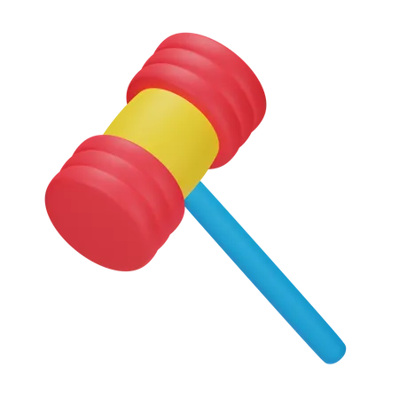 Toy Hammer  3D Icon