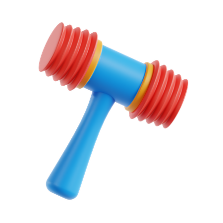 Toy Hammer  3D Icon