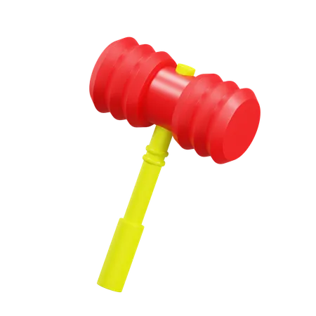 Toy Hammer  3D Icon