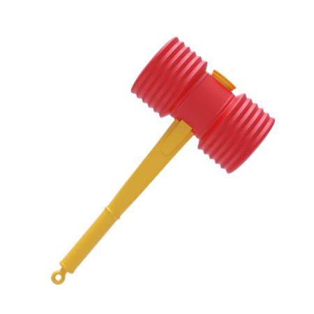 Toy Hammer  3D Icon