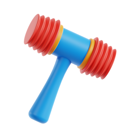 Toy Hammer  3D Icon